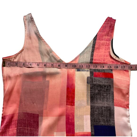 WHBM Fields of Color 2-Piece Blouse XS Semi-Sheer Layered Pink Top - Picture 15 of 15